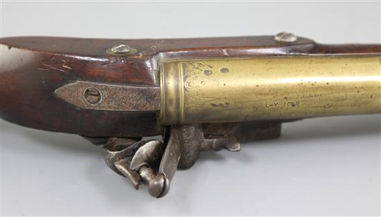 A late 18th century flintlock blunderbuss, 31in.